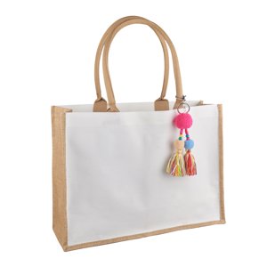 FITDON Jute Tote Bag