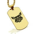 thumbnail image 1 of Stainless Steel Year of the Pig Zodiac Dog Tag Pendant Necklace, 1 of 3
