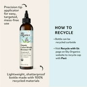 Sky Organics Organic Castor Oil with Rosemary Oil to Condition for Hair and Lashes, 6 fl oz