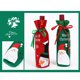 thumbnail image 5 of Inteprter Funda para botella de vino, manga de Navidad, Santa Claus, muñeco de nieve, hogar, de comedor, ropa de lentejuelas, fundas de champán, Kits de decoración para fiestas Rojo Inteprter HA068082-02, 5 of 6