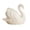 White 1, variant on Elegant Black White Duck Sculpture Ceramic Toilet Bolt Cover Tabletop Decors