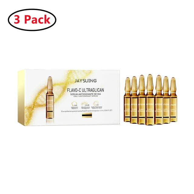 3 Pack Ampoule Serum, Clarifying Serum and Pore Minimizer with Tea Tree Oil, Paraben Free