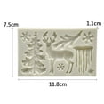 thumbnail image 6 of CoreLiving Silicone Christmas Molds Set: IOD Molds, Reindeer & Deer Silicone Mold, Santa Mold - DIY Fondant, Air Dry Clay, Cookie & Chocolate Candy Decorating Mould for Holiday Baking Crafts, 6 of 6