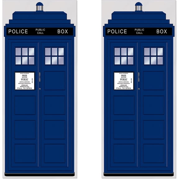 Police Call Box Door Cover