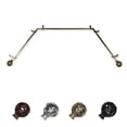thumbnail image 2 of Domovina Ginny 13/16-inch Bay WIndow Single Curtain Rod-Color:Satin Nickel, 2 of 2