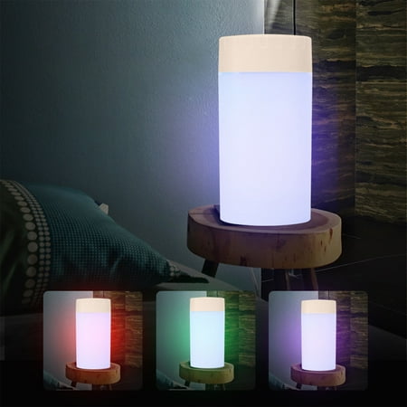 

dvypyn Tower Humidifier USB Home Bedroom Humidifier Office Car Seven Color Ambient Light Hydration Meter Pink