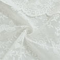 thumbnail image 6 of Short Curtain French Lace White Sheer Kitchen Voile Curtains with Color Pins, 6 of 7