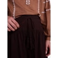 thumbnail image 5 of Scenario Women's and Women's Plus Tie Waist Midi Skirt, Sizes XS-4X, 5 of 6