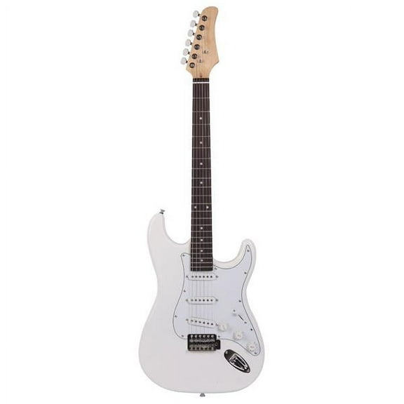 Fithood Rosewood Fingerboard Electric Guitar White