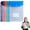 6pcs/Set1, variant on 11-Hole Expanding File Pockets Assorted Colors, 12 Pack Binder Pockets with Label Pocket, Waterproof PVC File Folders for 2/3/4 Ring Binder, A4-Size Document Pouches