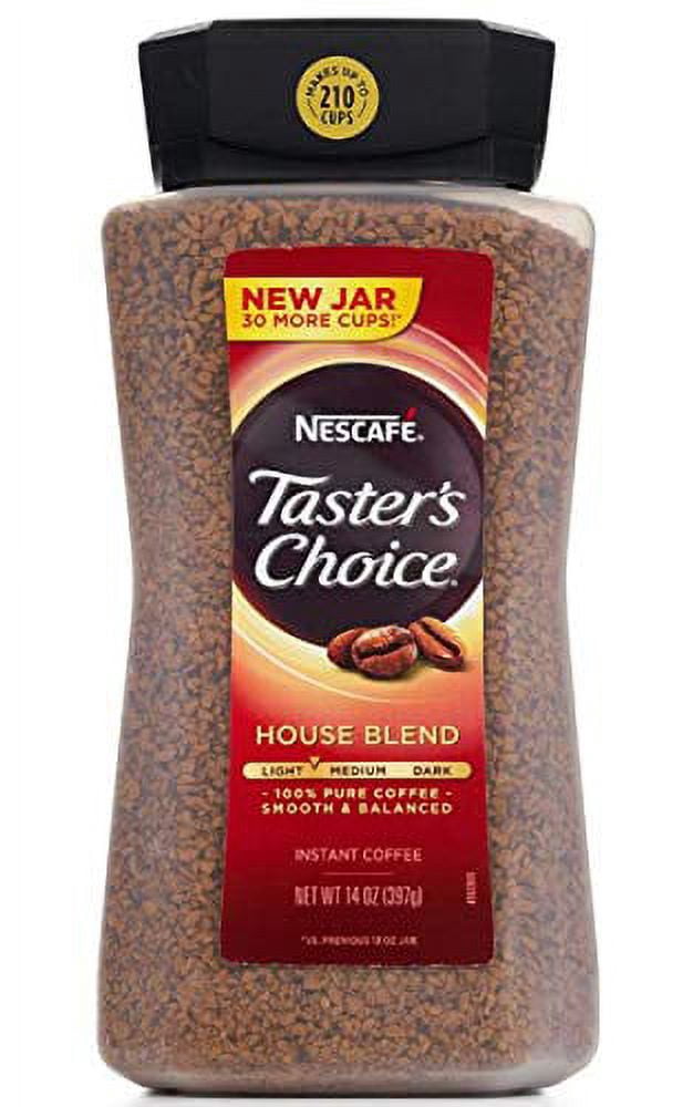 Nescafe Taster's Choice House Blend Instant Coffee, 14 Ounce Jar