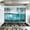 Color 3, variant on Kitchen Backsplash Peel and Stick Wall Murals Trees Landscape Teal Artwork Prints White Tree Removable Mural 35.4"W x 23.6"H, Oil Proof Vinyl Wallpaper for Fireplace & Behind Stove