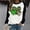 Black, variant on St Patricks Day Shirts Crew Neck Top Long Sleeve Shamrock Multicolor Soft Sweatshirts For Women L