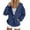 Navy, variant on GJSYRH Womens Athletic Hoodie Women's Zip Front Hooded Jacket Soft Warm Winter Cozy Pullover Sweatshirt for Everyday Casual Wear