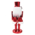 thumbnail image 3 of Cascanueces Decorativo de Plástico Rojo 28 cm de Altura | Figura Navideña Clásica para Decoración de Interiores | Ideal para Navidad, Hogar, Oficinas y Eventos Festivos, 3 of 4