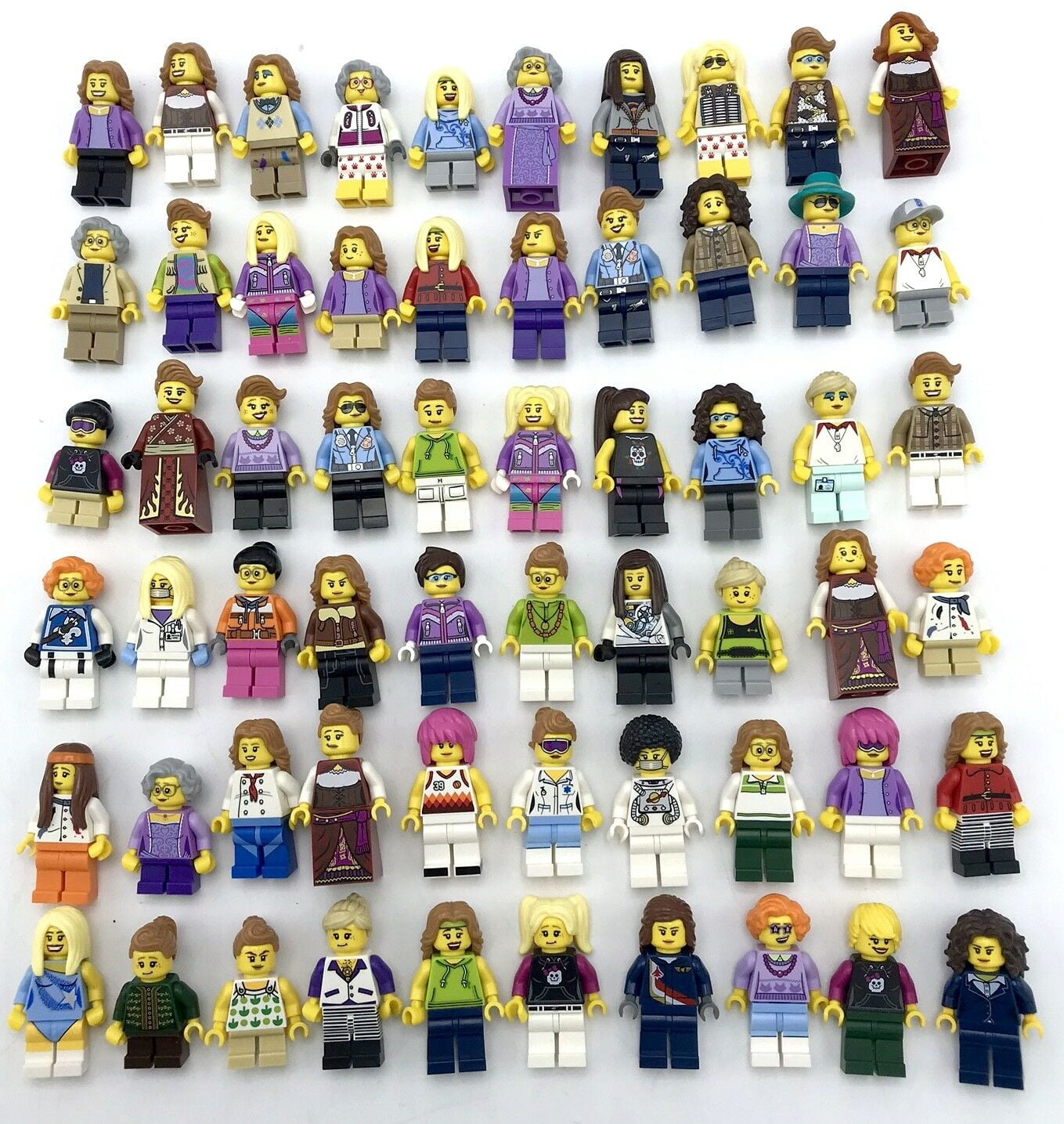 Random Lot of 10 Lego Friends Minifigures LEGO Friends Minifigures 