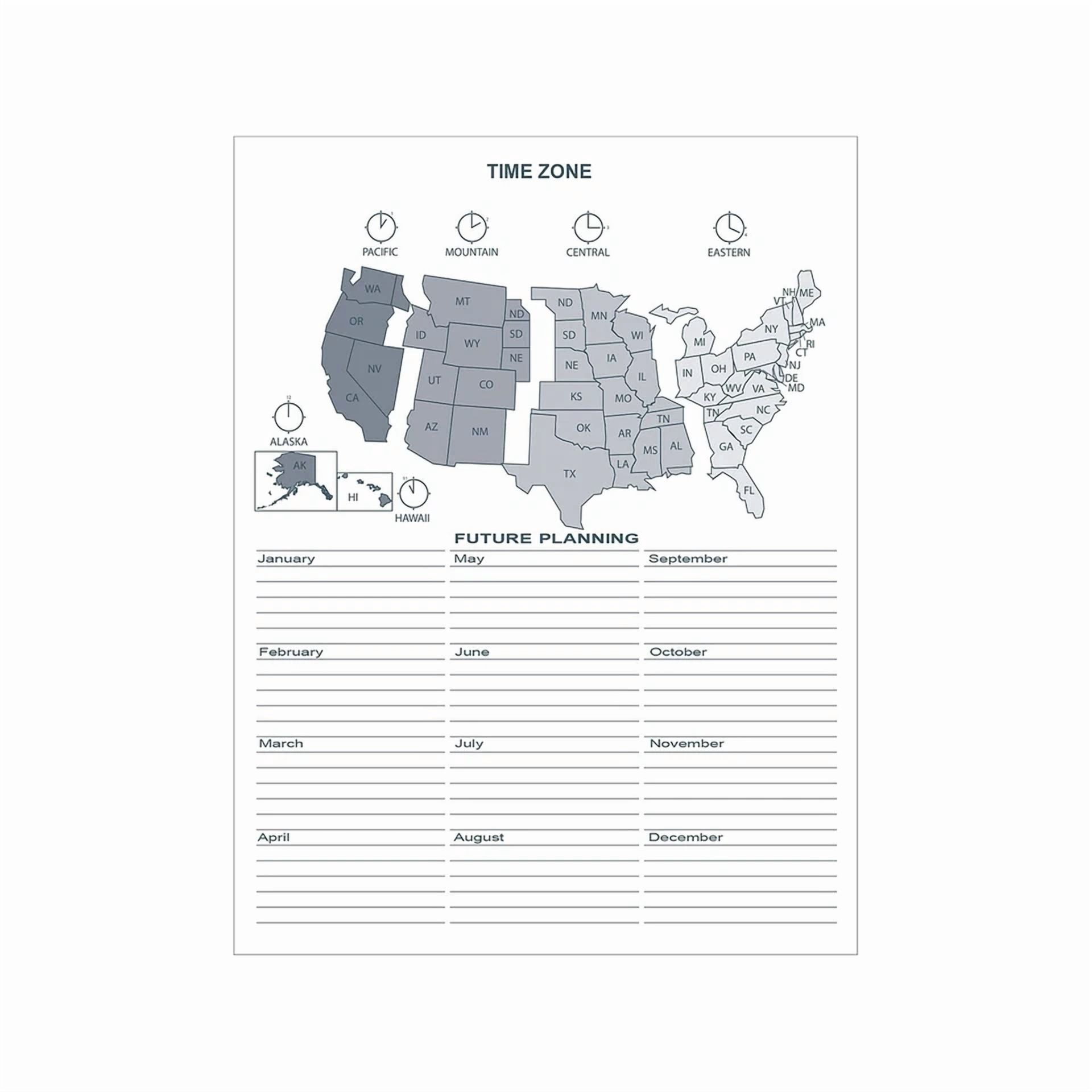 2024-2025 House Of Doolittle 8.5" X 11" Academic Monthly Planner Leatherette