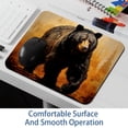 thumbnail image 3 of Bear Mouse Pad, Personality Design Rubber Base for Office Decor for Laptop, Computers, 3 of 7