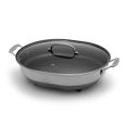 thumbnail image 2 of Cuisinart CSK-150 Poêle Électrique Ovale de 1500 Watts - Antiadhésive, Acier Inoxydable Brossé, 2 of 5