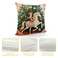 thumbnail image 4 of Nawypu  Christmas Decoration Pillow Covers, Pink Nutcracker Merry Christmas Pillowcases for Indoor Outdoor Farmhouse Home Couch Decor, 4 of 5