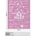 thumbnail image 4 of Warm Hugs Gift Throw Blanket,Warm and Soft Hug Blanket Inspirational Throw Blanket,Sympathy Gift Cancer Chemo Survivor Get Well Caring Gifts for Women After Surgery with Positive Gifts, 4 of 6