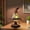 Yellow, variant on Homellea Stained Glass Witch Hat Lamp Style Resin Night Light, USB Powered Gothic Wizard Hat Table Lamp with Sun and Star Details for Bedroom, Shelf and Halloween Decor (Red, 7.09in)