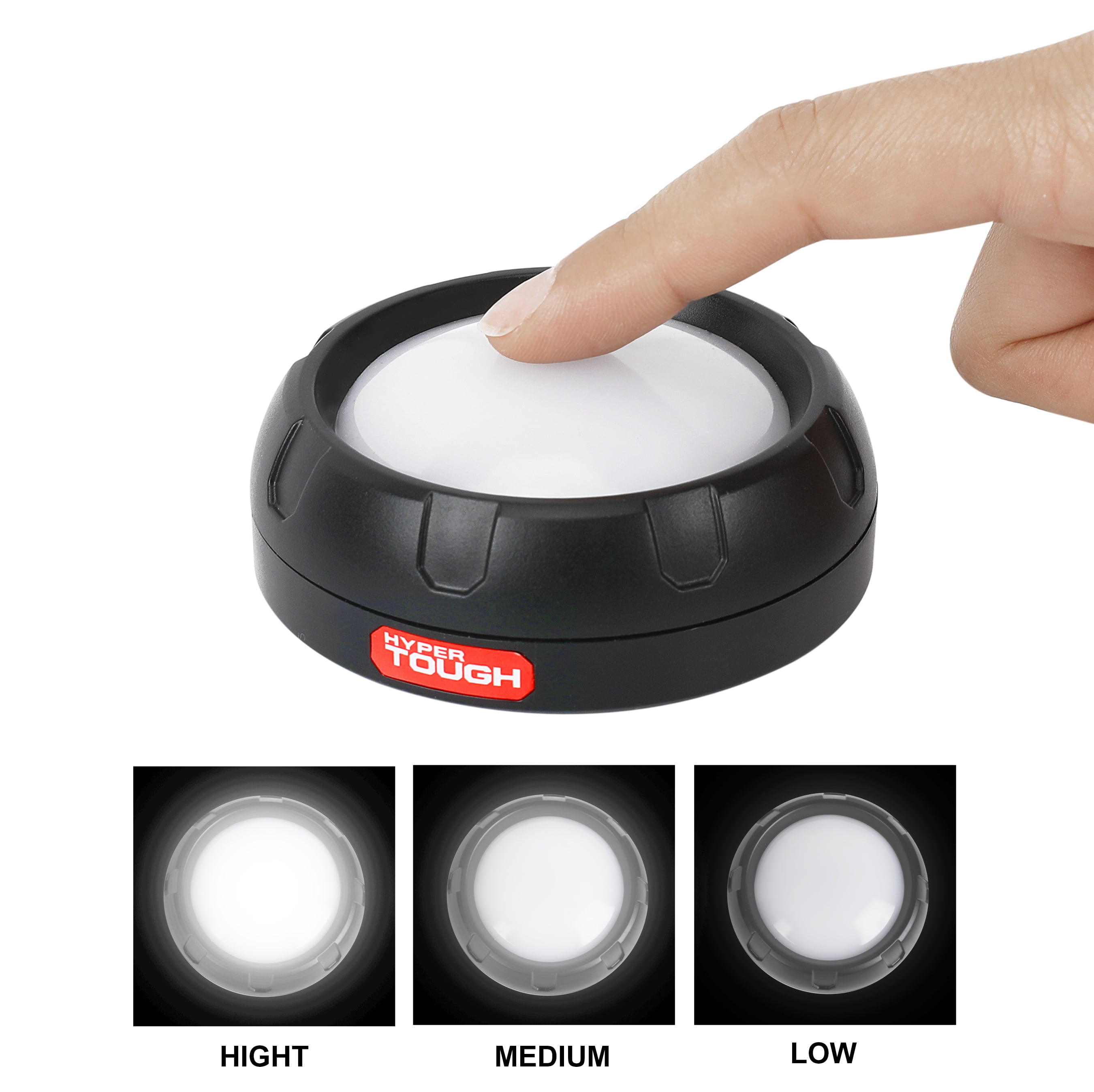 Hyper Tough 300 Lumen Pivoting LED Work Light, Black