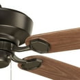 thumbnail image 3 of Progress Lighting Lakehurst 5-Light Ceiling Fan, Forged Black, ABS Blades, Wet Rated, Antique Bronze Finish, 3 of 4