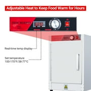 Food Warming Cabinet - Hot Box Food Warmer, Multifunctional Storage, Stainless Steel, Excellent Insulation, 850W Cabinet, Water Tray, Restaurant Grade,Single Door,4th Floor