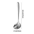 thumbnail image 2 of Tableware 304 Stainless Steel Large Head Spoon Set for Household Dining and Buffet Use Thickened Design for Soup Hot Pot Seasoning and Oil Spoons, 2 of 7