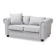 thumbnail image 2 of Baxton Studio Alaise Modern Classic Gris Lino Tufted Scroll Arm Chesterfield Loveseat Baxton Studio RX1616-Gray-LS, 2 of 2
