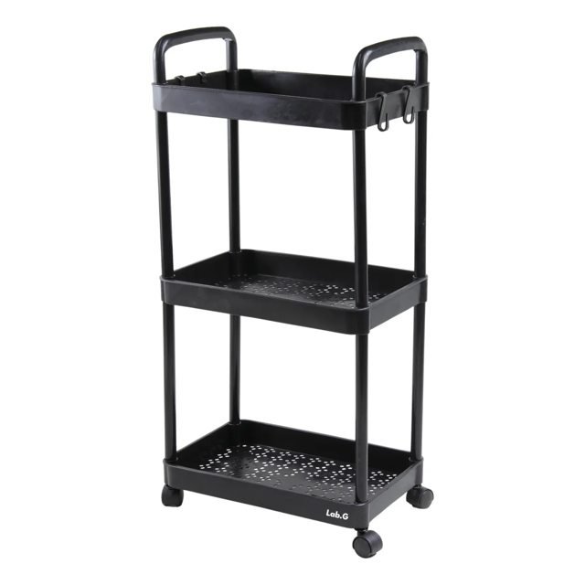 "Carrito Organizador Multi-uso 3 Niveles Muebles Baño. Ruedas Lab.G, Gris "