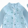 thumbnail image 7 of NIEWTR Toddler Baby Boy Long Sleeve Rashguard Sets Kids One Piece Swimsuit Bathing Suit UPF 50+ UV Zipper Swimwear(A01-Grey,3-6 Months), 7 of 7