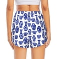 thumbnail image 4 of Goofa Blue Vases Printed Women 2 in 1 Running Shorts,Quick Dry Athletic Workout Shorts,High Waisted Athletic Shorts with Liner Pockets-X-Large, 4 of 9