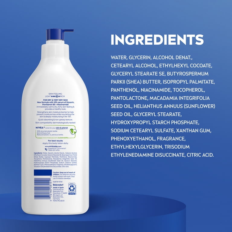NIVEA　IOバラ売り NIVEA Intense Healing Body Lotion for Very Dry and Itchy Skin