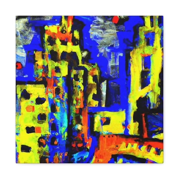 Modernist Expressionism Sunset - Canvas