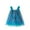 Blue, variant on QQAMB Baby Girls Tulle Tutu Dress Sleeveless Tie Dye Print Summer Birthday Party Babydoll Dresses