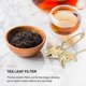 thumbnail image 4 of GOOHOCHY Colador de té dorado, Infusor de té de acero inoxidable, filtro de té con mango, 4 of 8