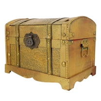 UPOUART Wooden Jewelry Box with Lock for Giving Storage 1Pack