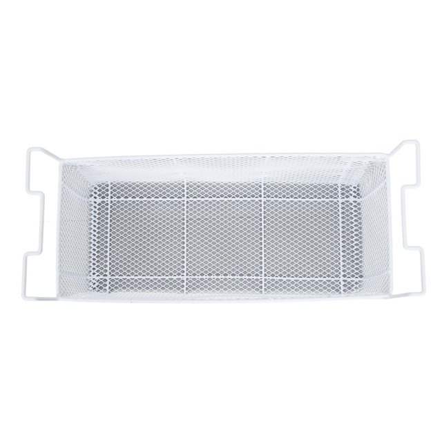 Cesta de Nevera Acero Revestido de PE Cesta de Alimentos para el Diseño de Malla del Frigorífico Asas Dobles Alambre de Acero Cesta de Almacenamiento de Nevera Estructura ANGGREK Otros
