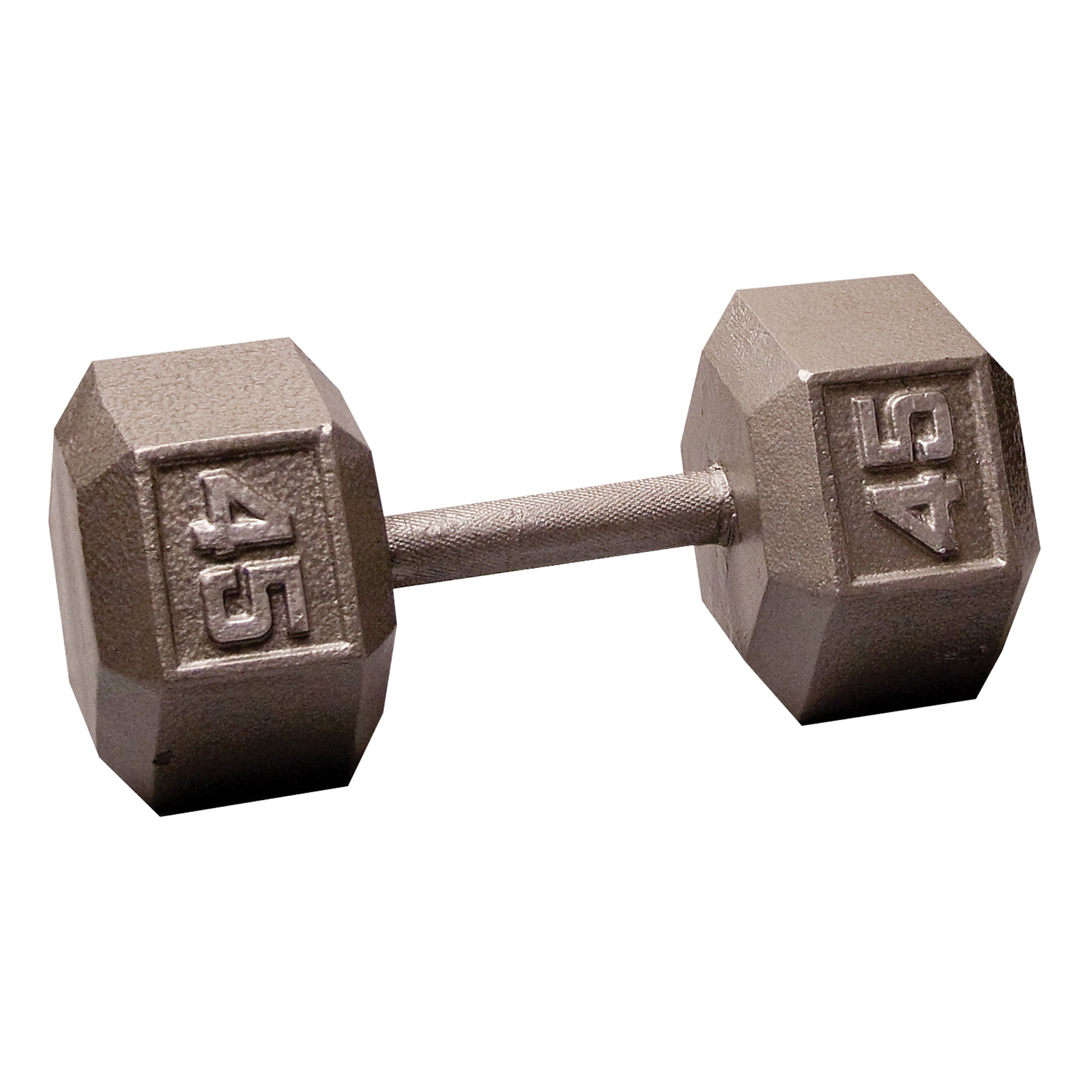Body Solid SDS550 Grey Hex Dumbbell Set 5-50 lb