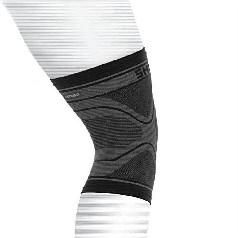 Shock Doctor Compression Knit Elbow Sleeve - Gray/Black