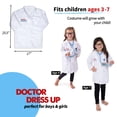thumbnail image 5 of Born Toys Pretend Play Doctor Set with Coat, Stethoscope, Toy Phone, Eyeglasses, Prescription Pad & Pencil for Kids, 5 of 7