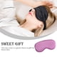 thumbnail image 5 of Guardurnaity Cubierta para los ojos Doble cara Seda de imitación Venda para los ojos Resistente Bloqueo de luces Cómoda Venda para los ojos Tratamientos faciales Violeta, 5 of 6