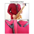 thumbnail image 2 of Saxophone Confortable Sangle de Harnais de Saxophone Réglable pour Saxophones Alto / Ténor / Soprano, 2 of 7