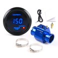 thumbnail image 1 of Dynoracing 52mm Digital Blue Led Water Temperature Gauge 40-150 Celsius With 1/8npt Water Temperature Seal Pipe Sensor Adapter, 1 of 1
