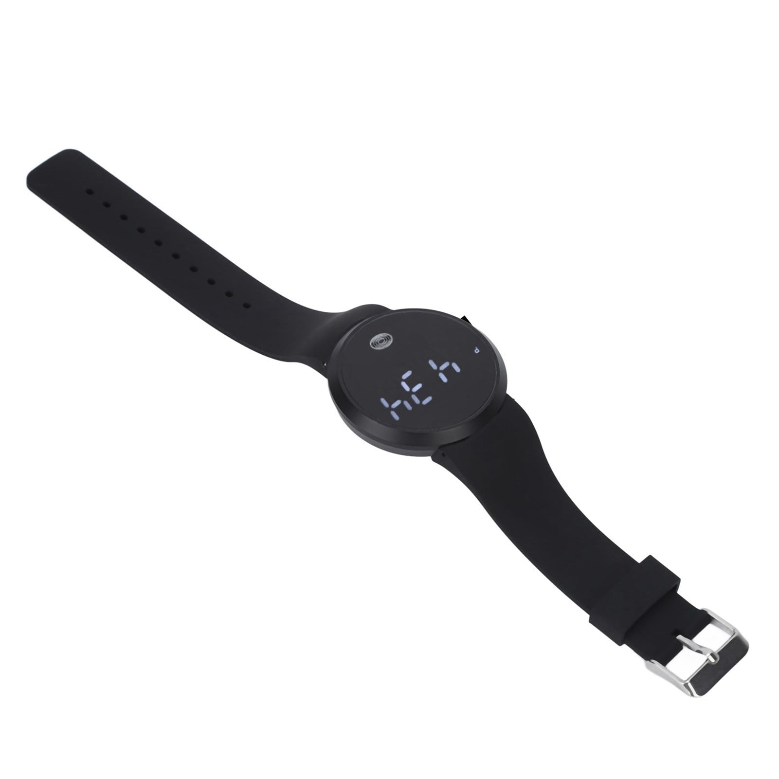 Spptty Led Watch Easy To Operate Waterproof Upgraded Couple Watch Stylish Adjustable For Parties Black