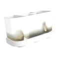 thumbnail image 4 of Organizador de escritorio Salvador Porta brochas de maquillaje con ventosas, 4 of 8