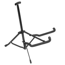FUEENIRVA Folding Violin Support Stand Iron Black Bass Foldable Design 1Pcs