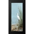 thumbnail image 2 of Swatland, Sally 10x18 Black Modern Framed Museum Art Print Titled - Island Egret II, 2 of 5